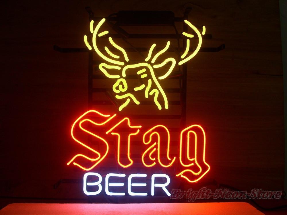 Custom Stag Beer Neon Sign Custom Neon Signs